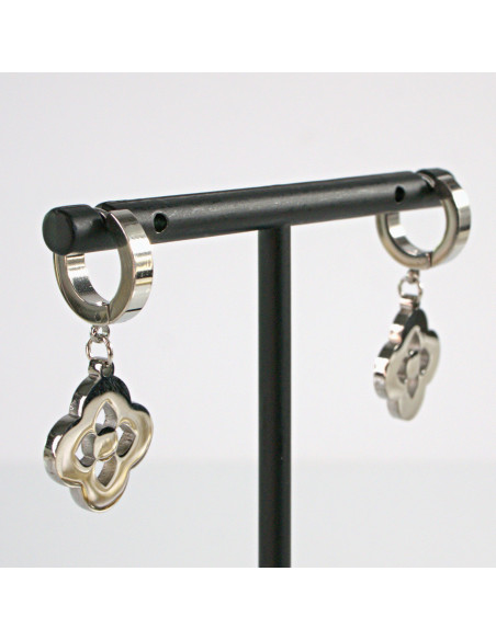 Kolczyki  ze stali chirurgicznej  Srebrne Lolita Akcesoria