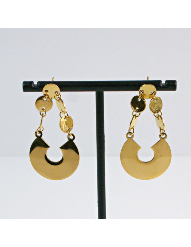 Kolczyki  ze stali chirurgicznej  Złote BOHO...