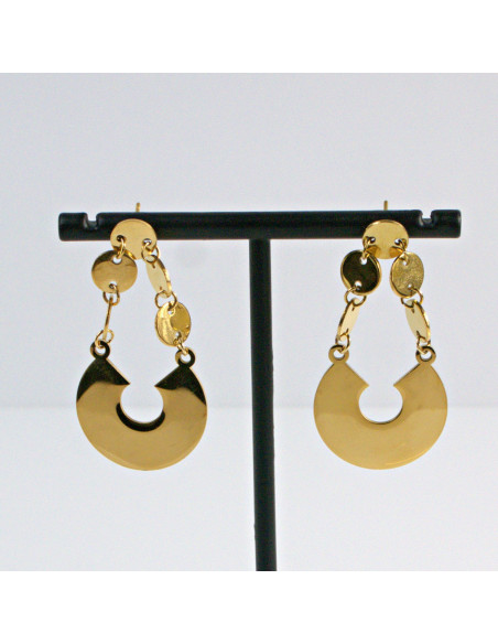 Kolczyki  ze stali chirurgicznej  Złote BOHO  Lolita Akcesoria