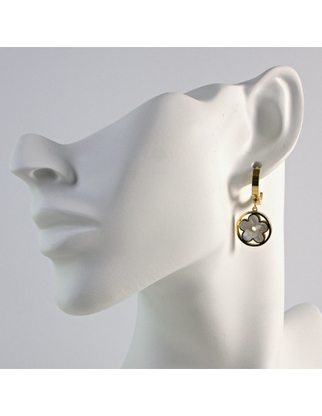 Kolczyki  ze stali chirurgicznej  Złote KWIATKI  Lolita Akcesoria