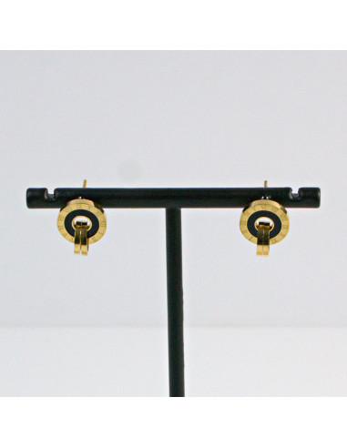 Kolczyki  ze stali chirurgicznej  Złote...