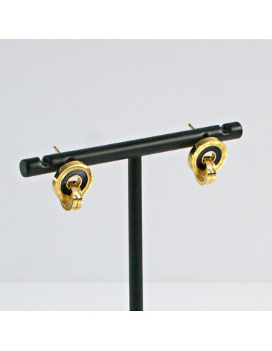 Kolczyki  ze stali chirurgicznej  Złote...