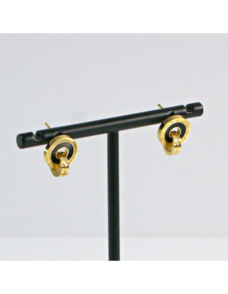 Kolczyki  ze stali chirurgicznej  Złote KÓŁECZKA  Lolita Akcesoria