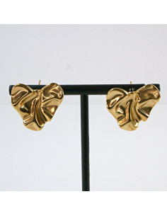 Kolczyki  ze stali chirurgicznej  ZŁOTE SERCA Lolita... 2