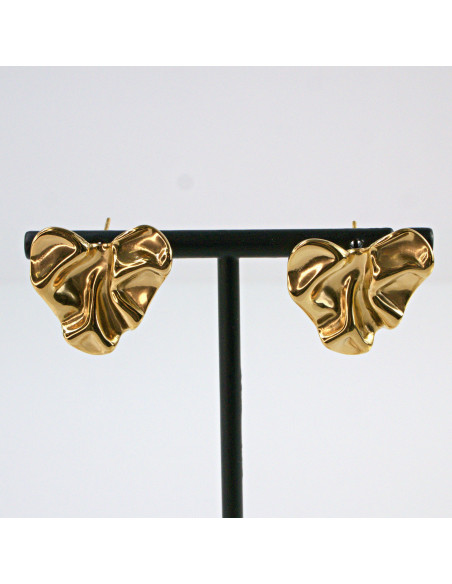 Kolczyki  ze stali chirurgicznej  ZŁOTE SERCA Lolita Akcesoria