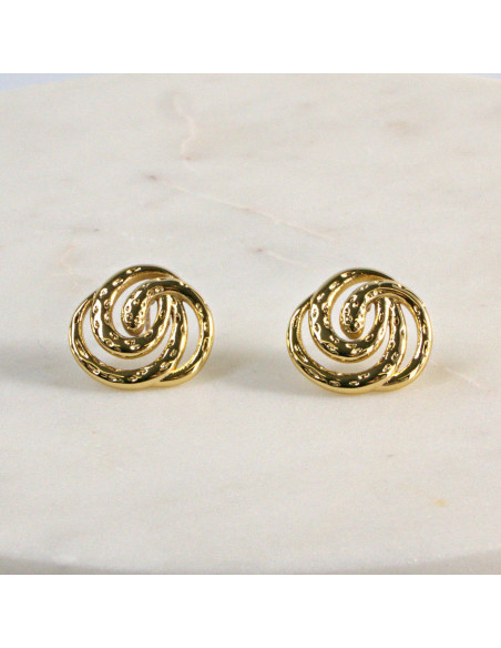 Kolczyki  ze stali chirurgicznej  ZŁOTE  PRECELKI Lolita Akcesoria