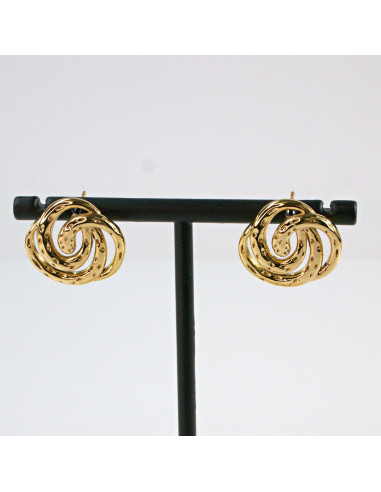 Kolczyki  ze stali chirurgicznej  ZŁOTE...