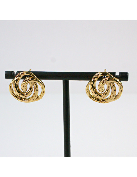 Kolczyki  ze stali chirurgicznej  ZŁOTE  PRECELKI Lolita Akcesoria