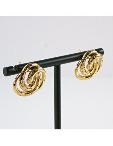 Kolczyki  ze stali chirurgicznej  ZŁOTE...