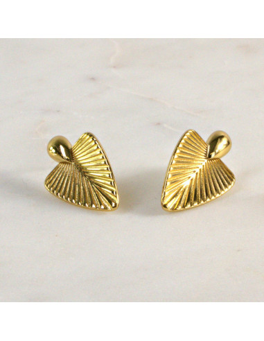 Kolczyki  ze stali chirurgicznej  ZŁOTE BOHO...