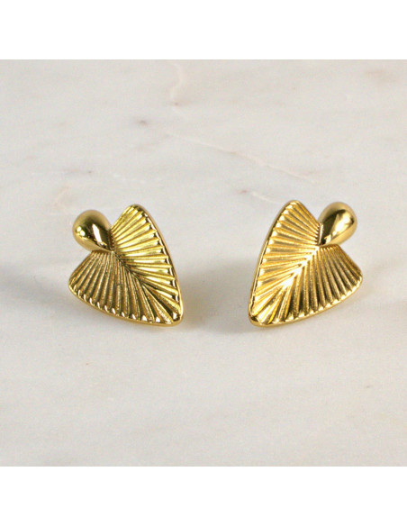 Kolczyki  ze stali chirurgicznej  ZŁOTE BOHO  Lolita Akcesoria