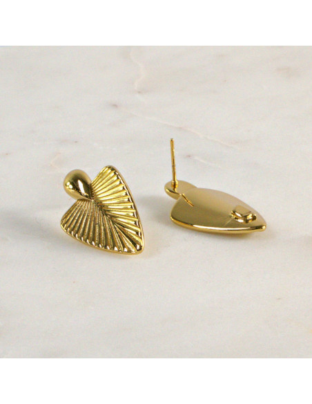 Kolczyki  ze stali chirurgicznej  ZŁOTE BOHO  Lolita Akcesoria