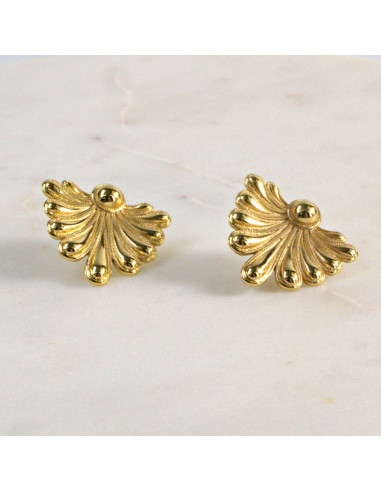 Kolczyki  ze stali chirurgicznej  ZŁOTE...