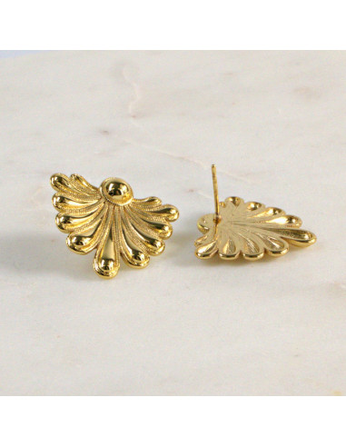 Kolczyki  ze stali chirurgicznej  ZŁOTE...