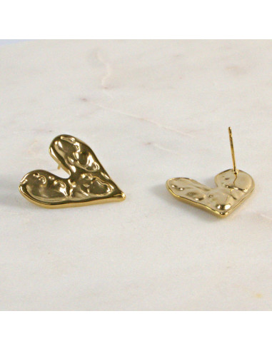 Kolczyki  ze stali chirurgicznej  ZŁOTE...