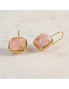 Kolczyki  ze stali chirurgicznej  ZŁOTO- RÓŻOWE Lolita... 2