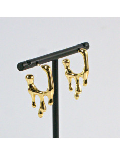 Kolczyki  ze stali chirurgicznej  "CIEKNĄCE"   Lolita...