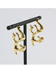 Kolczyki  ze stali chirurgicznej  "CIEKNĄCE"   Lolita...