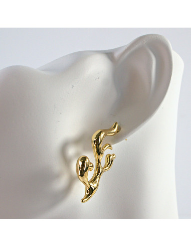 Kolczyki  ze stali chirurgicznej  "CIEKNĄCE"...