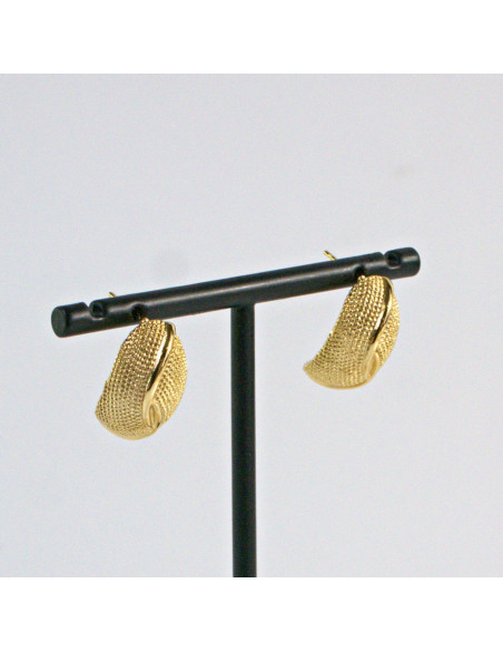 Kolczyki  ze stali chirurgicznej WIECZOROWE złote Lolita Akcesoria