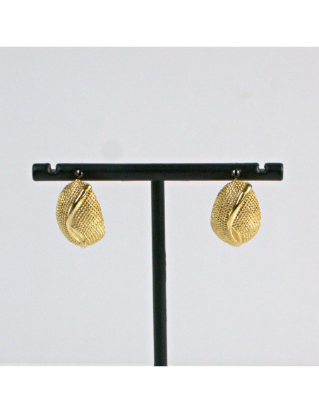 Kolczyki  ze stali chirurgicznej WIECZOROWE złote Lolita Akcesoria