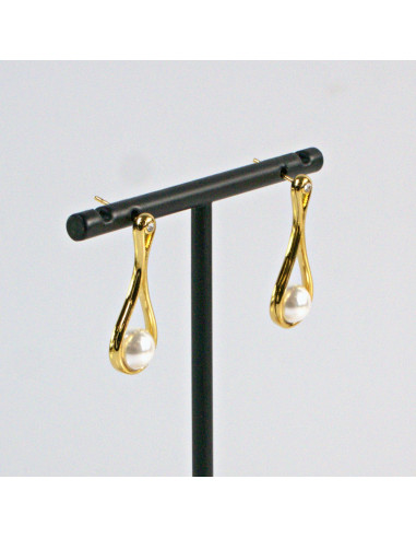 Kolczyki  ze stali chirurgicznej ŁEZKA Z...