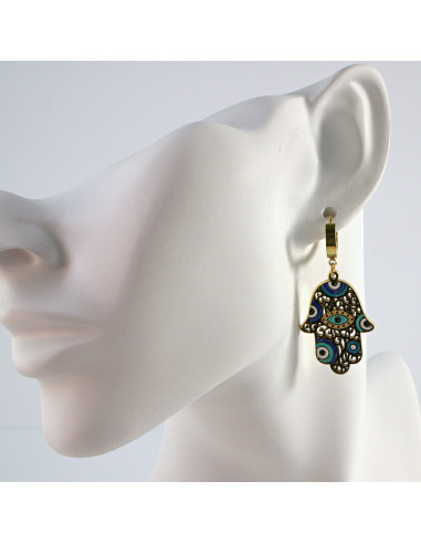 Kolczyki  ze stali chirurgicznej RĘKA FATIMY...