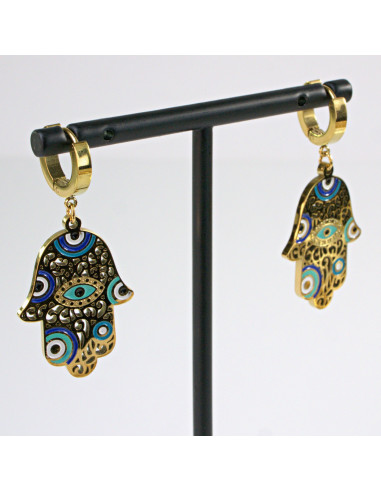 Kolczyki  ze stali chirurgicznej RĘKA FATIMY...