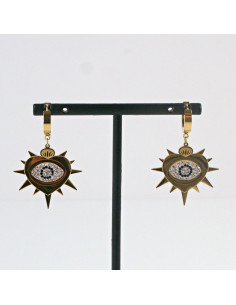 Kolczyki  ze stali chirurgicznej ZŁOTE OKO PROROKA Lolita... 2