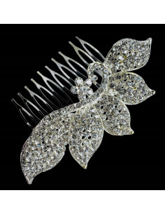 GRZEBIEŃ wsuwany do włosów wtykowy ozdobny diamenty...