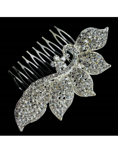 GRZEBIEŃ wsuwany do włosów wtykowy ozdobny diamenty Lolita Akcesoria