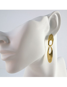 Kolczyki  ze stali chirurgicznej ZŁOTE Lolita Akcesoria