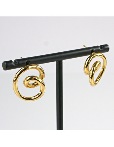 Kolczyki  ze stali chirurgicznej ZŁOTE...