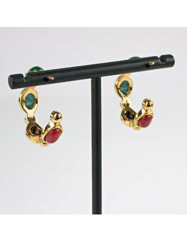 Kolczyki  ze stali chirurgicznej ZŁOTE KOŁA...