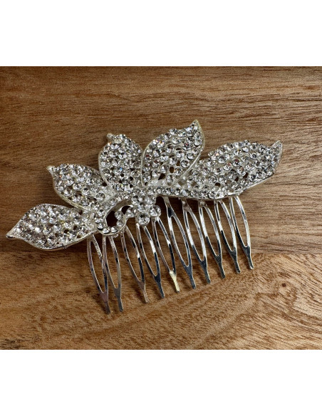 GRZEBIEŃ wsuwany do włosów wtykowy ozdobny diamenty Lolita Akcesoria