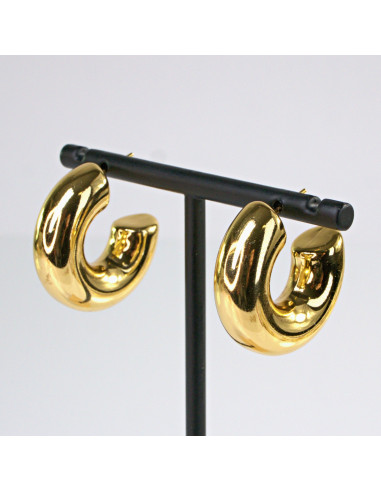 Kolczyki  ze stali chirurgicznej ZŁOTE KOŁA...