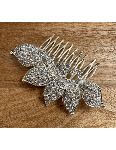 GRZEBIEŃ wsuwany do włosów wtykowy ozdobny diamenty Lolita Akcesoria