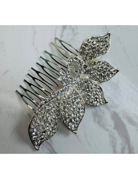 GRZEBIEŃ wsuwany do włosów wtykowy ozdobny diamenty Lolita Akcesoria