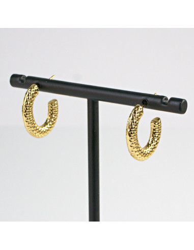 Kolczyki  ze stali chirurgicznej ZŁOTE...