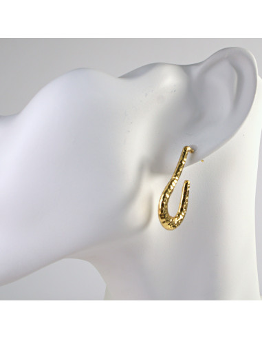 Kolczyki  ze stali chirurgicznej ZŁOTE...