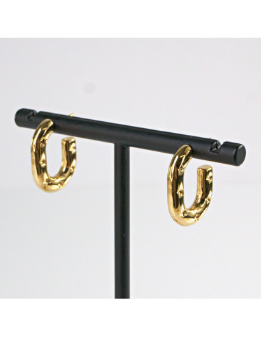 Kolczyki  ze stali chirurgicznej ZŁOTE...