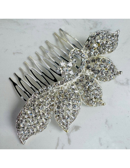 GRZEBIEŃ wsuwany do włosów wtykowy ozdobny diamenty Lolita Akcesoria