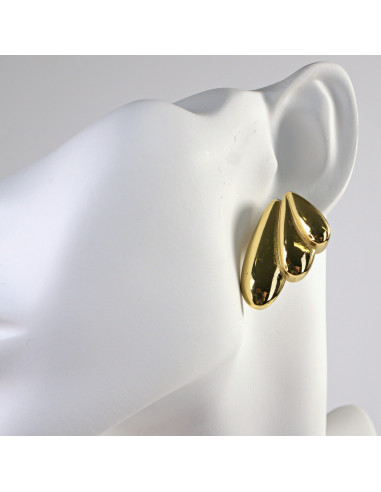 Kolczyki  ze stali chirurgicznej ZŁOTE...