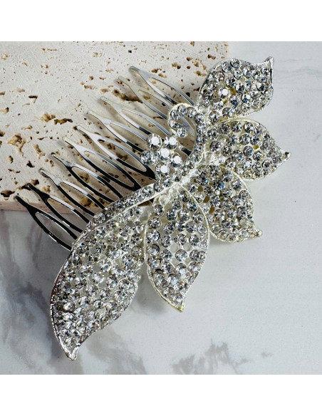 GRZEBIEŃ wsuwany do włosów wtykowy ozdobny diamenty Lolita Akcesoria