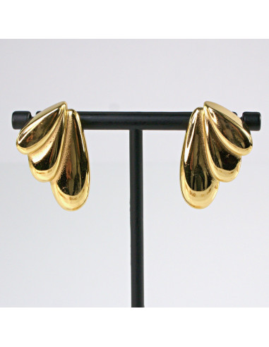 Kolczyki  ze stali chirurgicznej ZŁOTE...