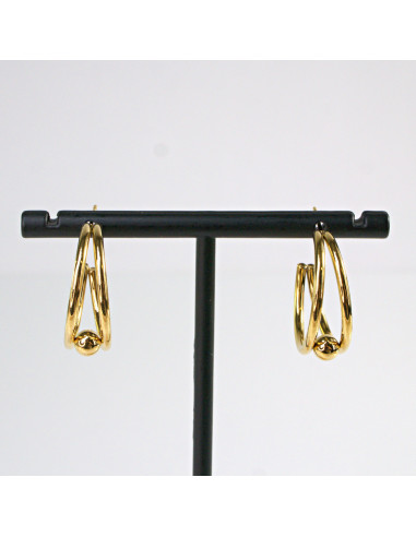 Kolczyki  ze stali chirurgicznej ZŁOTE KOŁA...