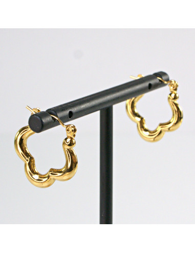 Kolczyki  ze stali chirurgicznej ZŁOTE KOŁA...