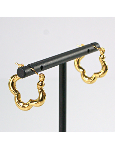 Kolczyki  ze stali chirurgicznej ZŁOTE KOŁA BOHO Lolita Akcesoria