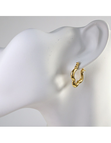 Kolczyki  ze stali chirurgicznej ZŁOTE KOŁA...