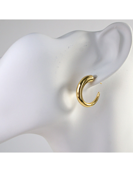 Kolczyki  ze stali chirurgicznej ZŁOTE KOŁA BOHO  Lolita Akcesoria